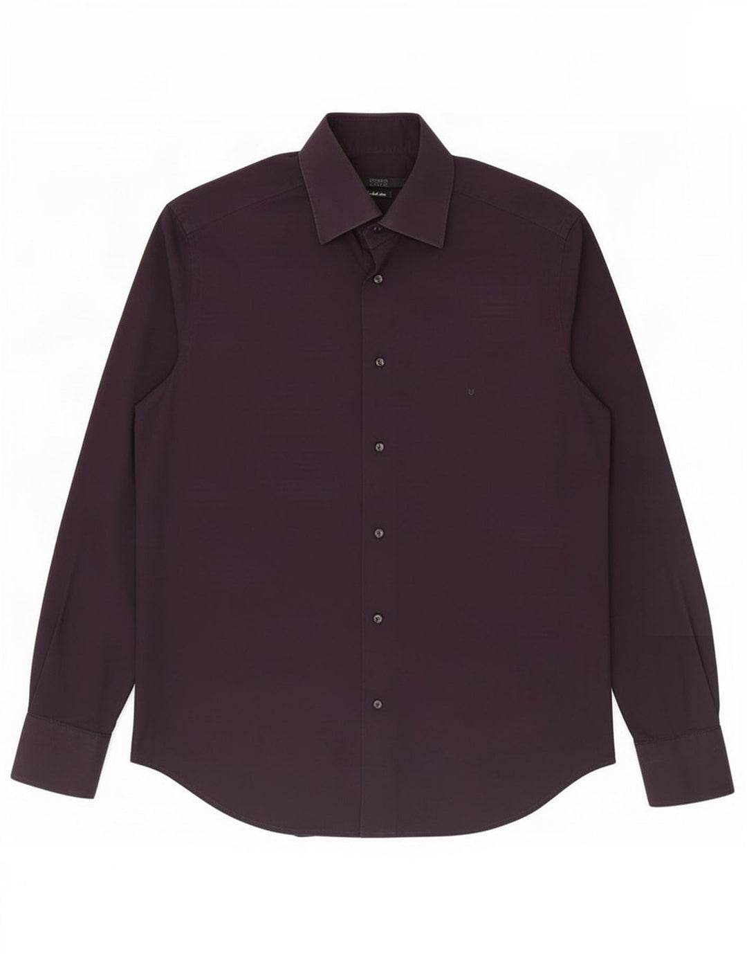Ungaro Mens Shirt Size 40 15 3/4 Medium Purple Cotton