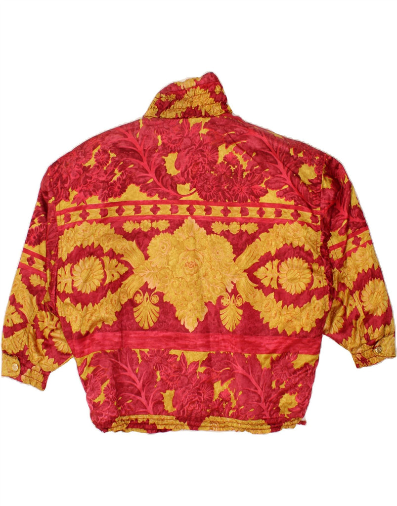 BOGNER Womens Oversized Windbreaker Jacket US 14 XL Red Paisley Polyamide Vintage Bogner and Second-Hand Bogner from Messina Hembry 