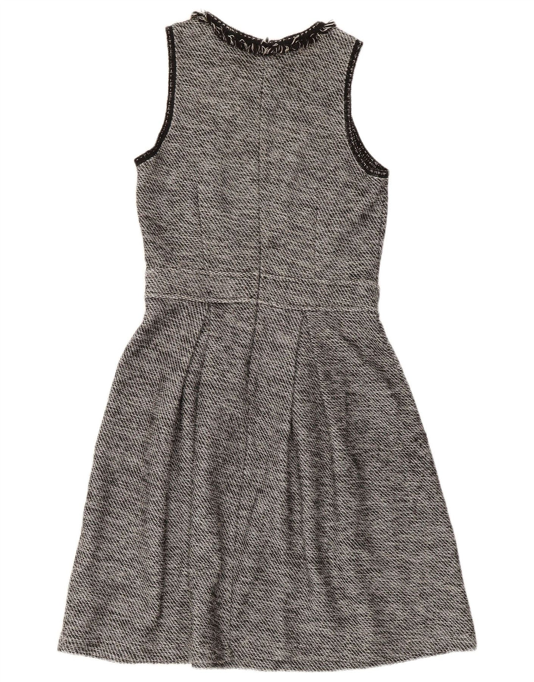 MAX & CO. Womens Sleeveless A-Line Dress UK 8 Small Black Cotton