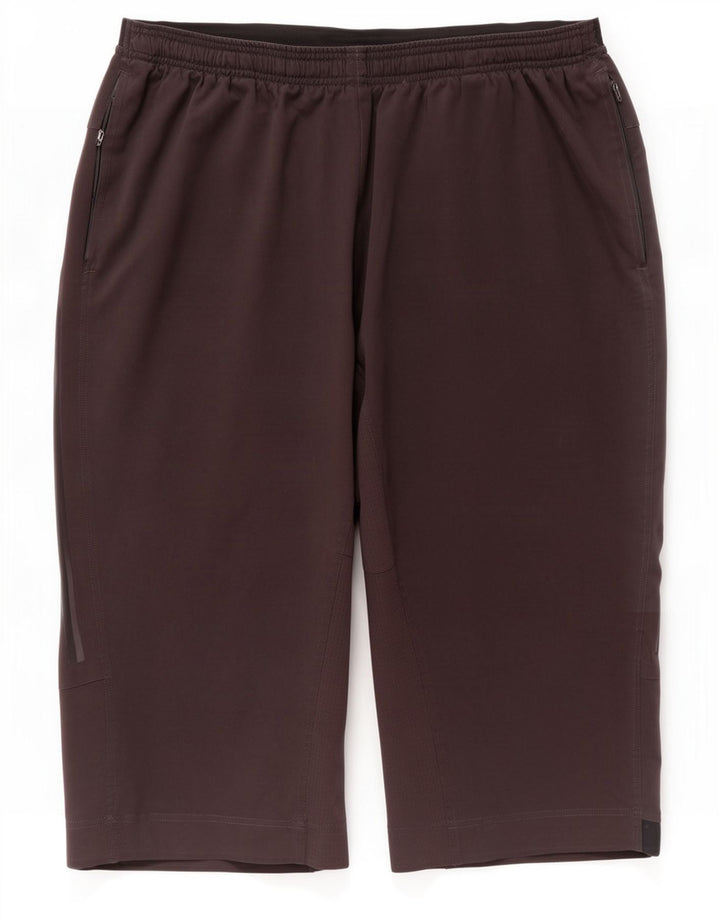 Adidas Womens Bermuda Sport Shorts UK 20 2XL Black Polyester