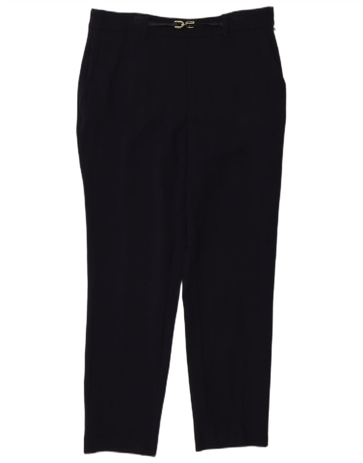 MASSIMO DUTTI Womens Chino Trousers EU 40 Medium W30 L28 Navy Blue