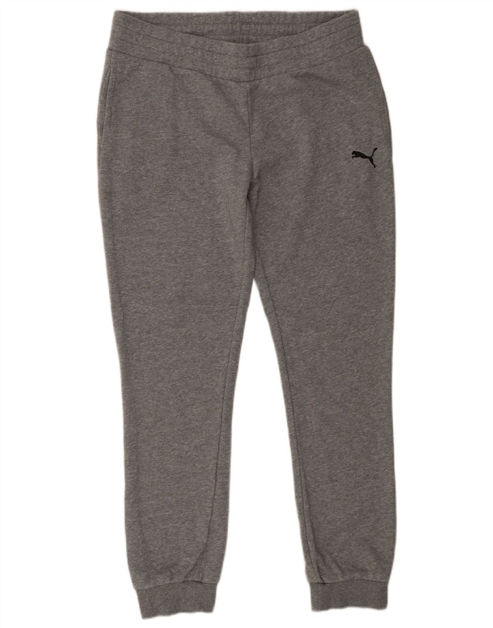Puma Mens Tracksuit Trousers Joggers Large  Grey Cotton