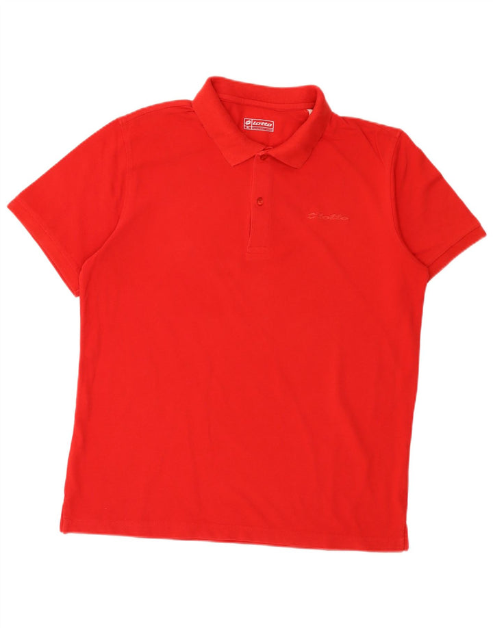 Lotto Mens Polo Shirt XL Red