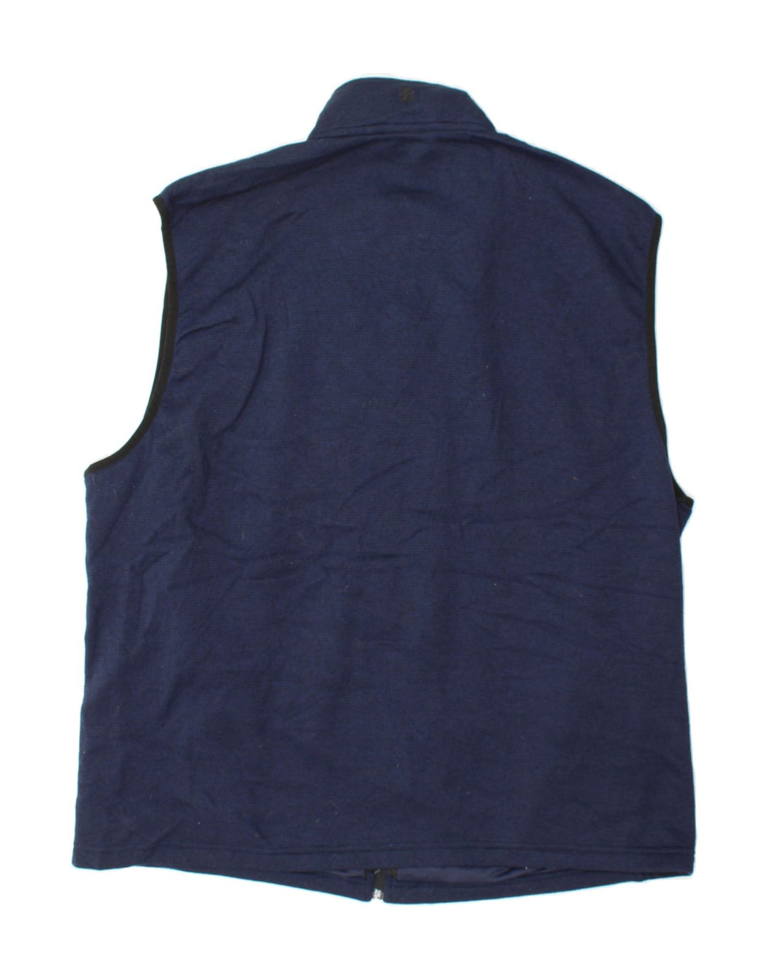 IZOD Mens Sleeveless Tracksuit Top Jacket 2XL Navy Blue Polyester Vintage Izod and Second-Hand Izod from Messina Hembry 