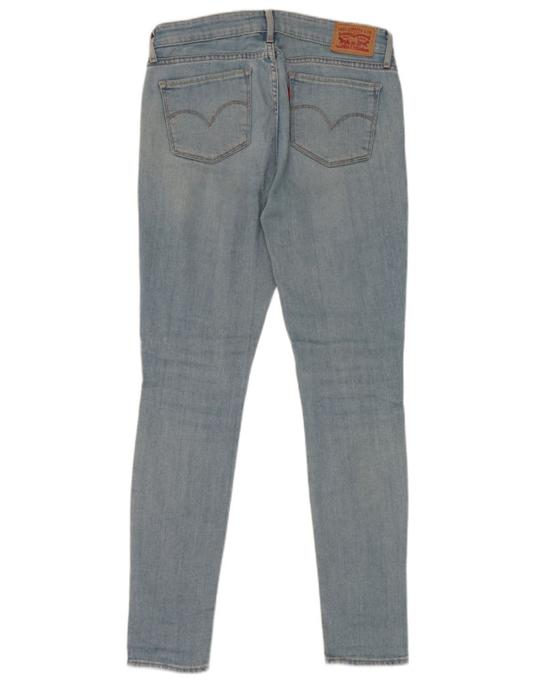 Levi's Womens 711 Skinny Jeans W27 L28 Blue Cotton