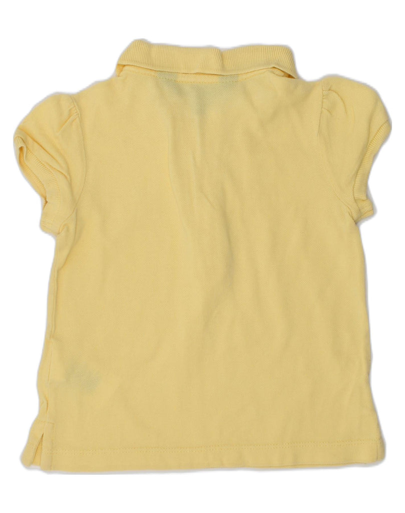 POLO RALPH LAUREN Baby Girls Polo Shirt 18-24 Months Yellow Cotton | Vintage Polo Ralph Lauren | Thrift | Second-Hand Polo Ralph Lauren | Used Clothing | Messina Hembry 