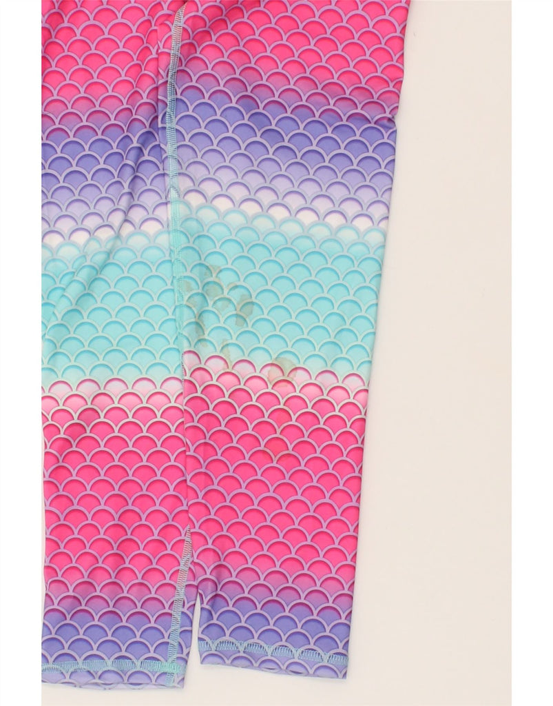 EDDIE BAUER Girls Abstract Pattern Leggings 14-15 Years Large Pink Vintage Eddie Bauer and Second-Hand Eddie Bauer from Messina Hembry 