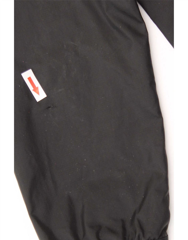 Puma Mens Hooded Rain Jacket UK 38 Medium Black Nylon