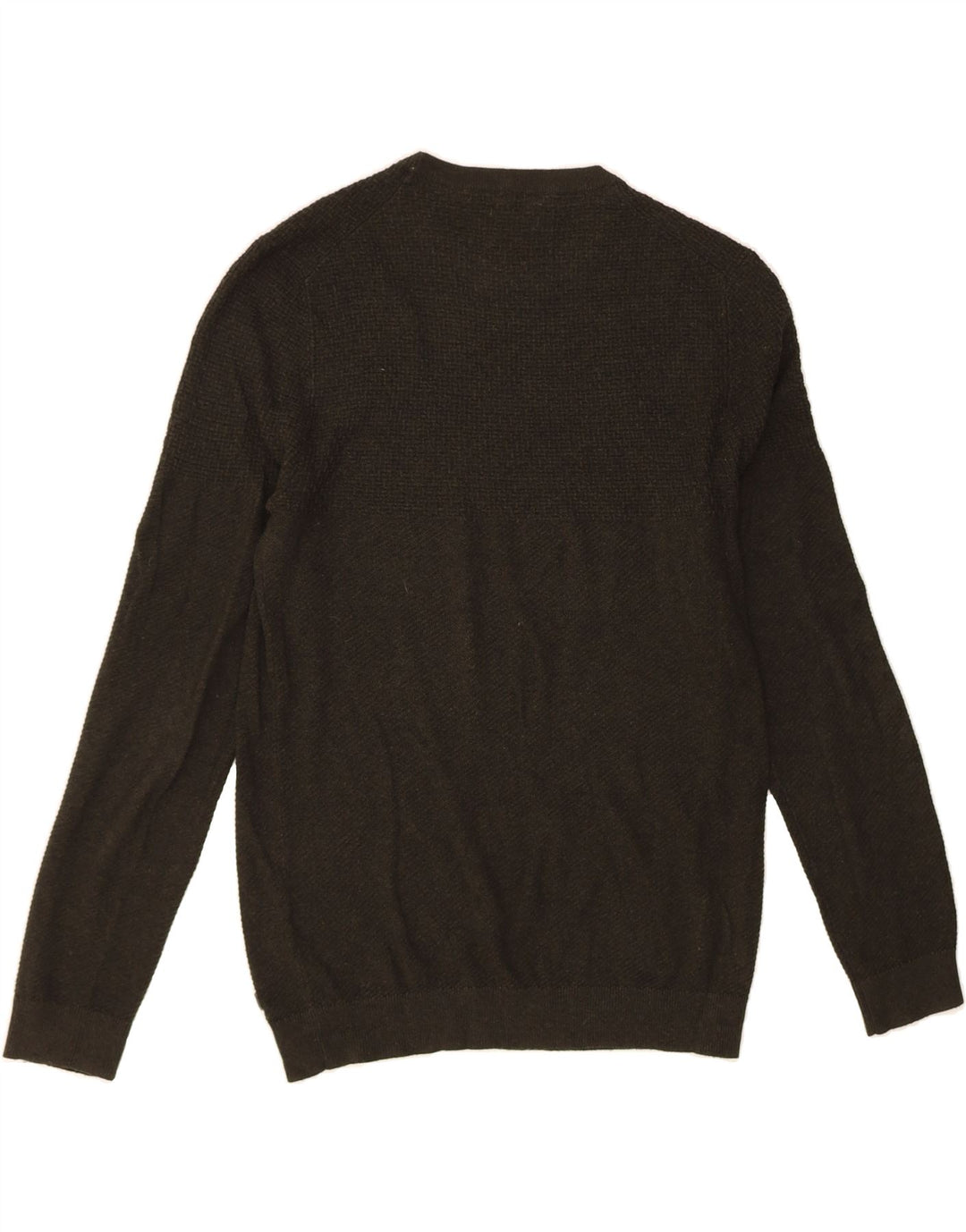 JACK & JONES Mens Crew Neck Jumper Sweater Small Green Cotton Vintage Jack & Jones and Second-Hand Jack & Jones from Messina Hembry 