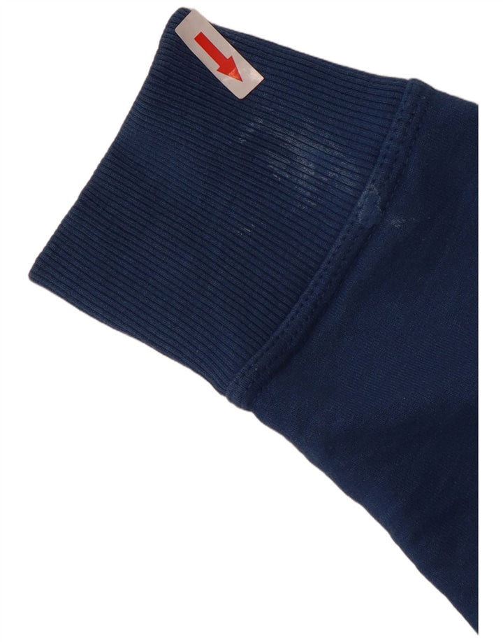 Champion Mens Graphic Sweatshirt Jumper Medium Blue Cotton