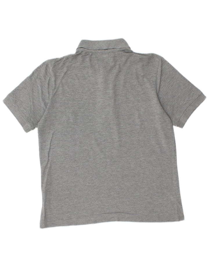 Kappa Mens Polo Shirt Medium Grey Cotton