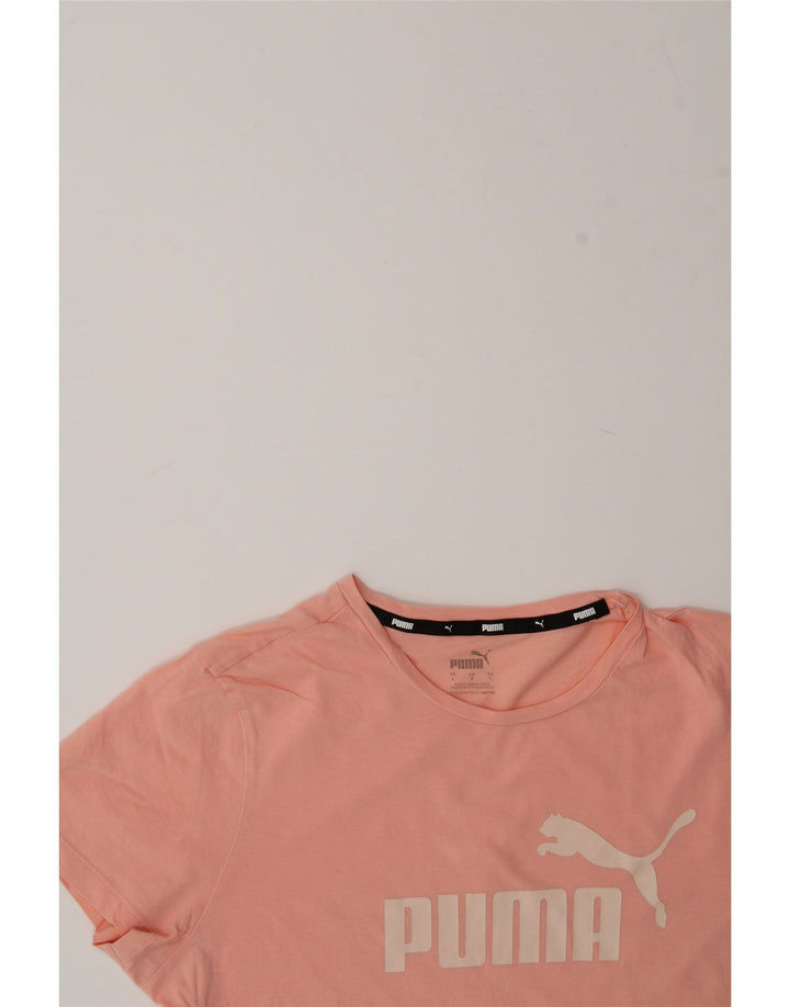PUMA Womens Graphic T-Shirt Top UK 16 Large Pink Vintage Puma and Second-Hand Puma from Messina Hembry 