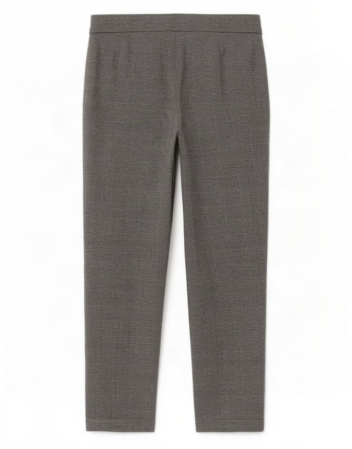 Marks & Spencer Womens Crop Leggings UK 14 Large Grey Houndstooth Polyester