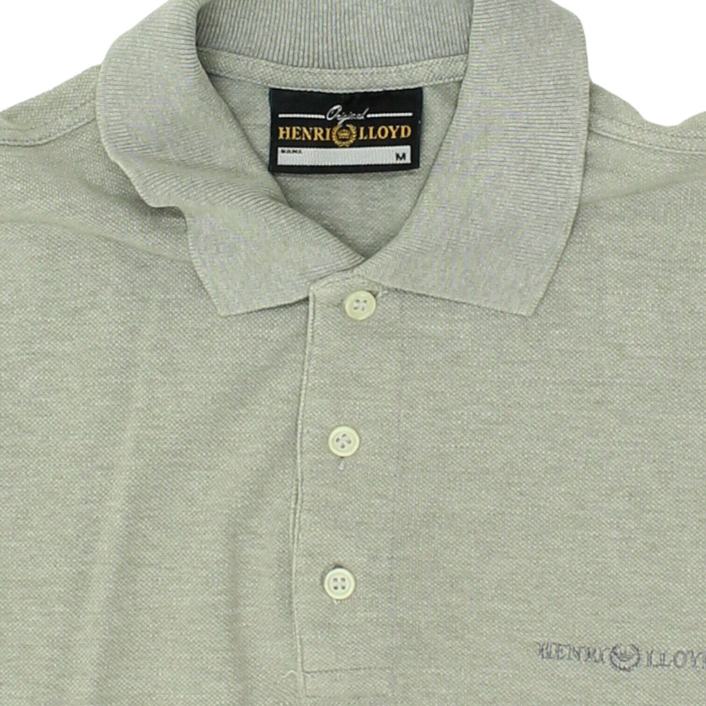 Henri Lloyd Mens Grey Polo Shirt | Vintage High End Designer Sports Casual VTG | Vintage Messina Hembry | Thrift | Second-Hand Messina Hembry | Used Clothing | Messina Hembry 