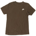 Nike Mens T-Shirt Top Medium Khaki Cotton