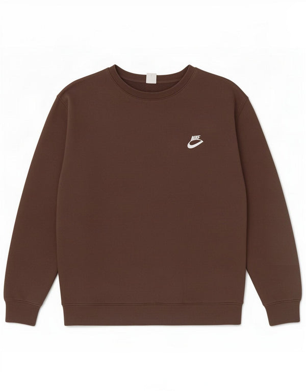 Nike Mens Loose Fit Sweatshirt Jumper 3XL Brown Cotton