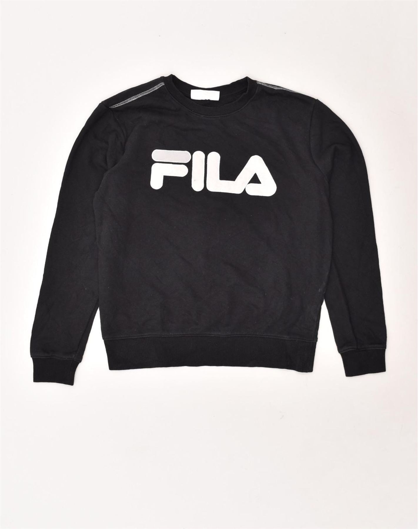 Black shop fila jumper