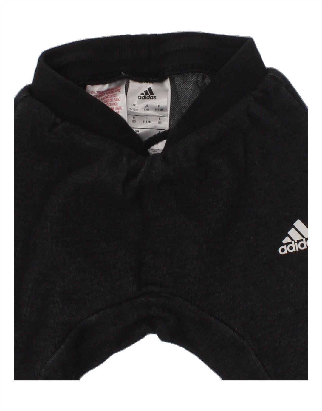 ADIDAS Baby Boys Joggers Trousers 9-12 Months Grey Cotton | Vintage Adidas | Thrift | Second-Hand Adidas | Used Clothing | Messina Hembry 