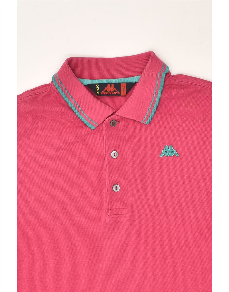 KAPPA Mens Polo Shirt Small Pink Cotton | Vintage Kappa | Thrift | Second-Hand Kappa | Used Clothing | Messina Hembry 