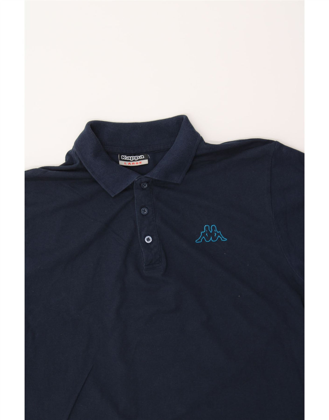 KAPPA Mens Polo Shirt Large Navy Blue Cotton Vintage Kappa and Second-Hand Kappa from Messina Hembry 