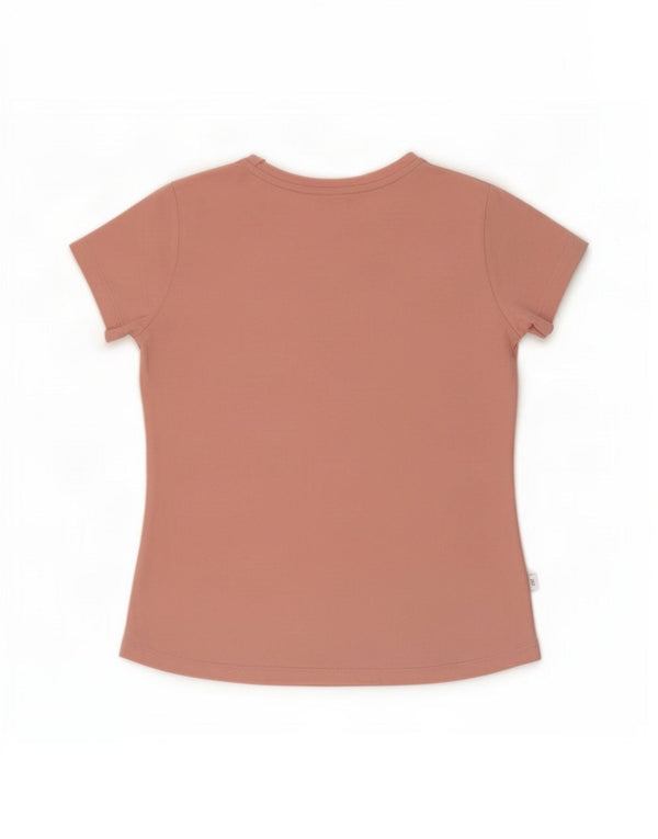 Puma Womens Graphic T-Shirt Top UK 10 Small Pink