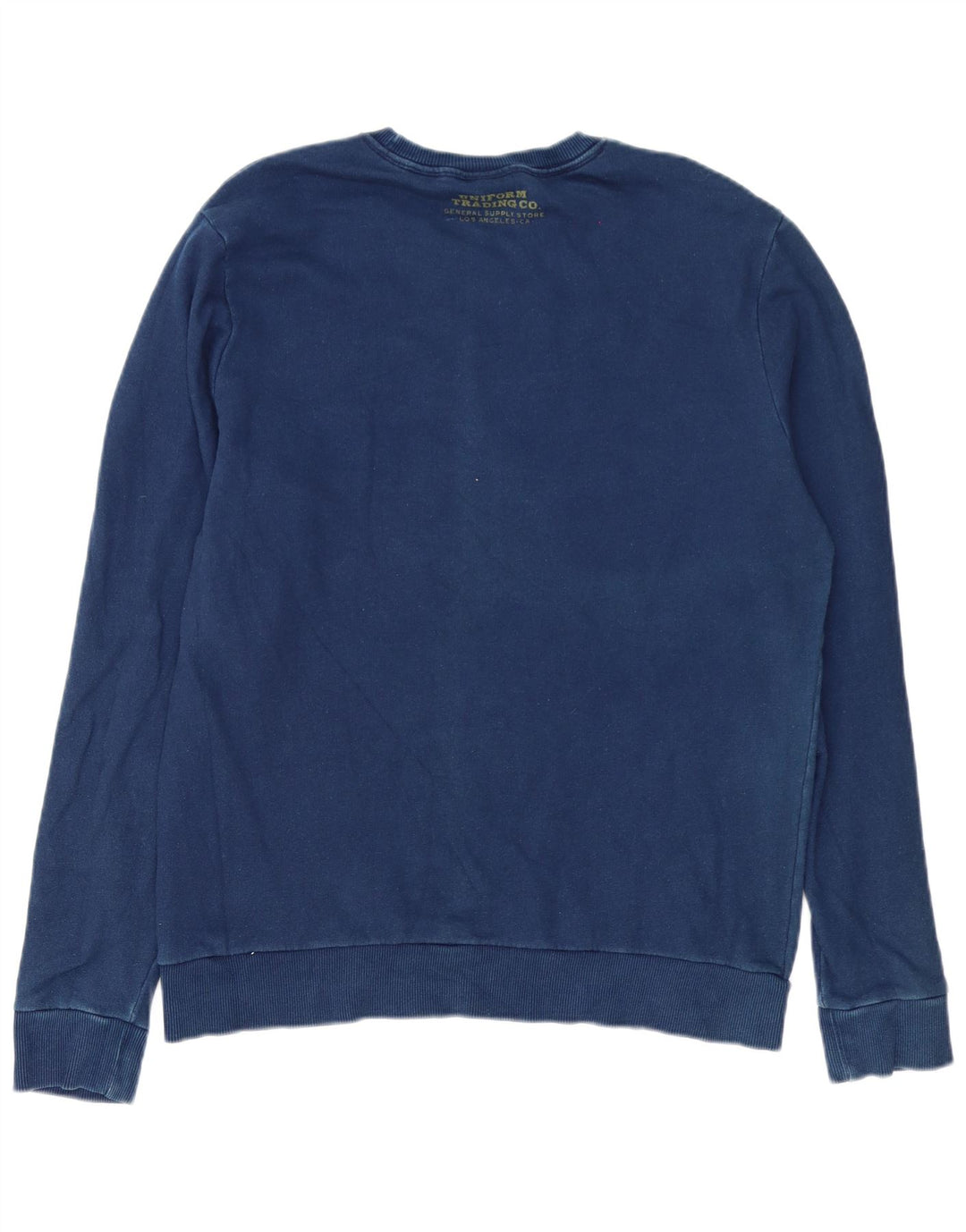 Superdry Mens Graphic Sweatshirt Jumper XL Navy Blue Cotton