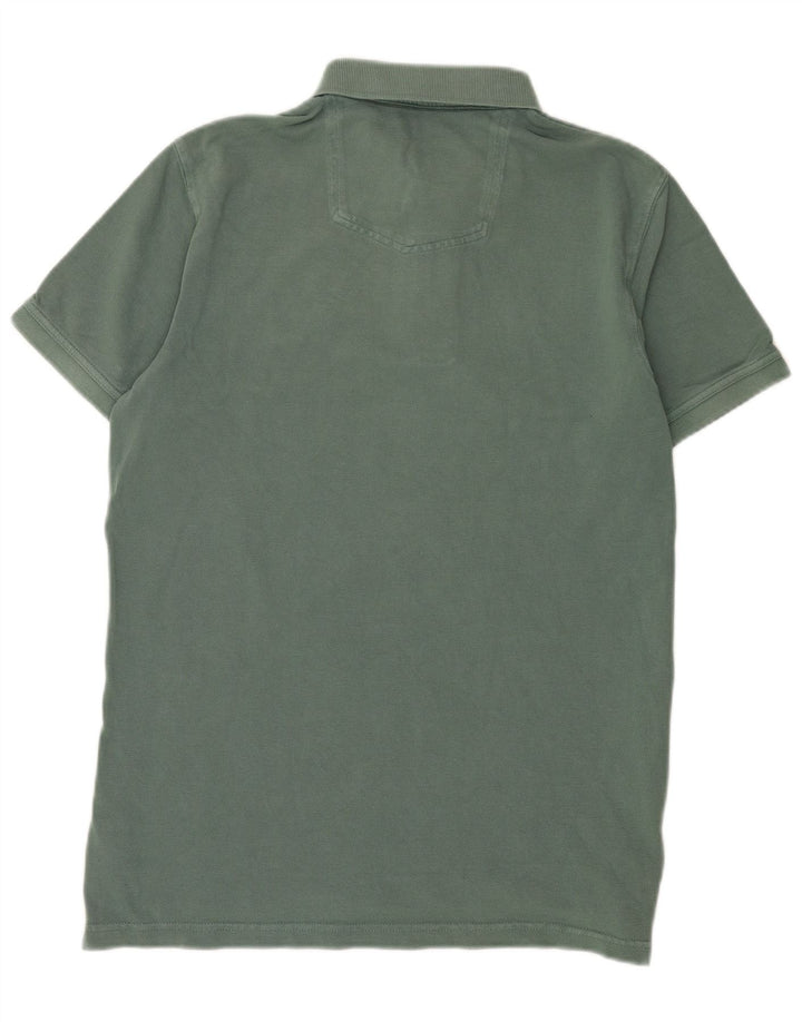 Fat Face Mens Polo Shirt Medium Green Cotton