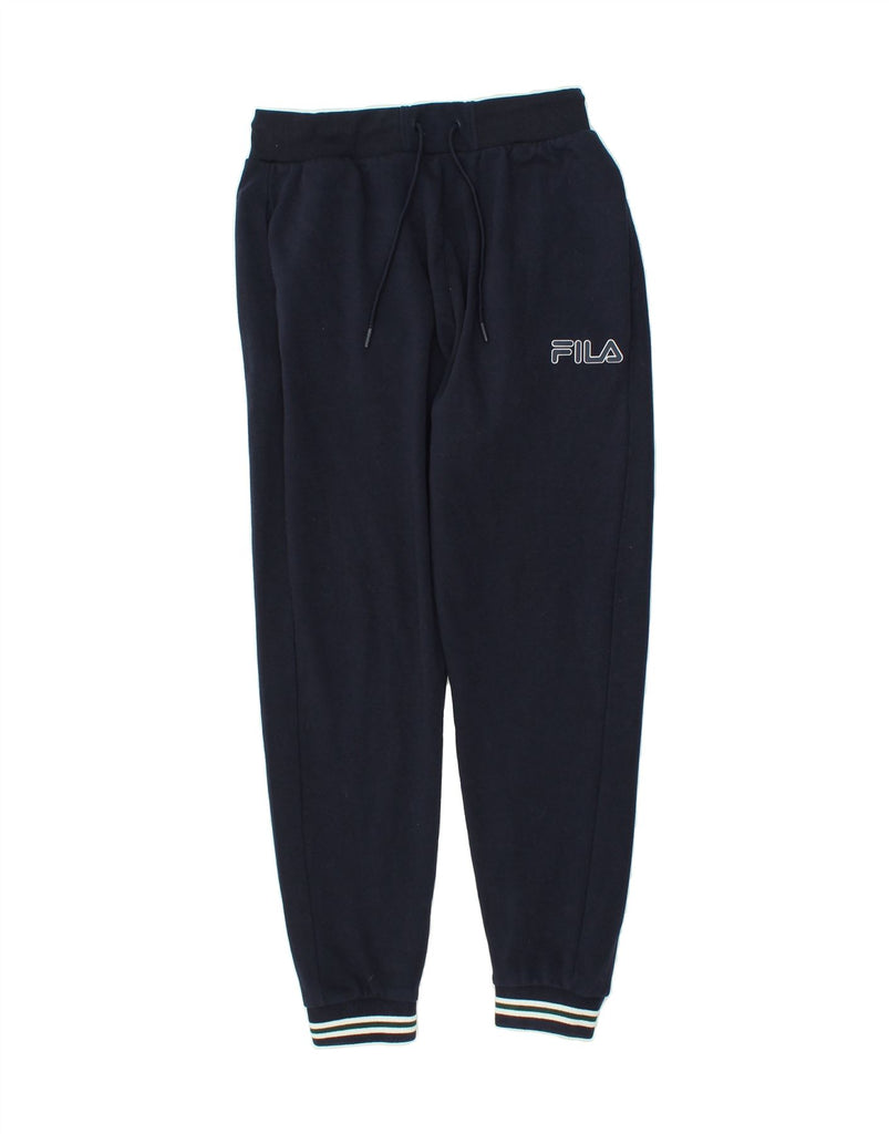 FILA Mens Tracksuit Trousers Joggers Large  Navy Blue Cotton Vintage Fila and Second-Hand Fila from Messina Hembry 