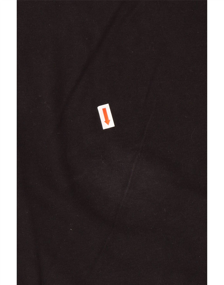 CHAMPION Womens T-Shirt Top UK 12 Medium Black