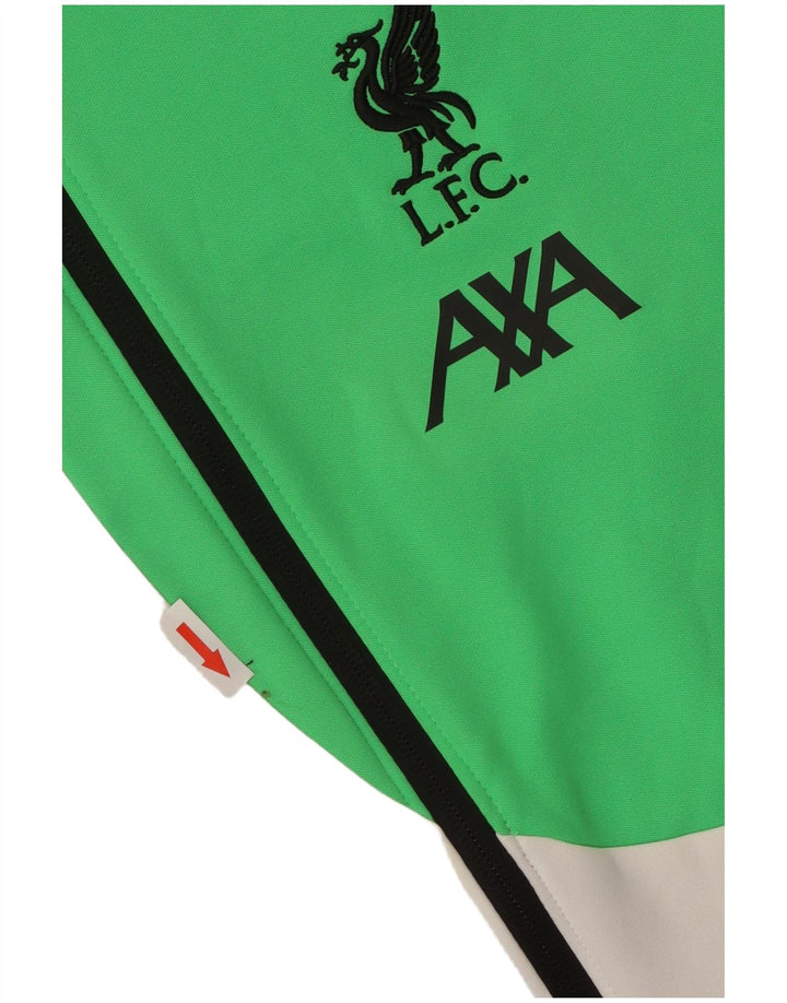 NIKE Mens Liverpool Slim Fit Tracksuit Top Jacket Large White Colourblock