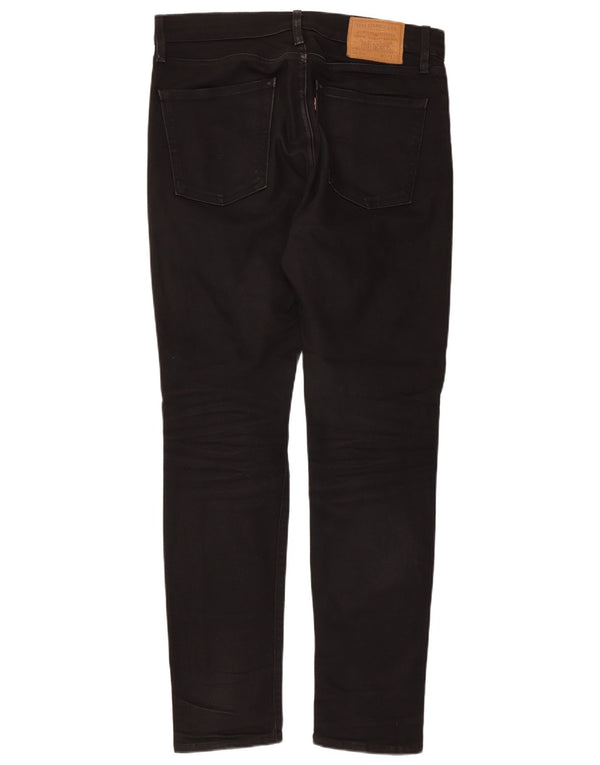 Levi's Mens 510 Skinny Jeans W31 L32 Black Cotton