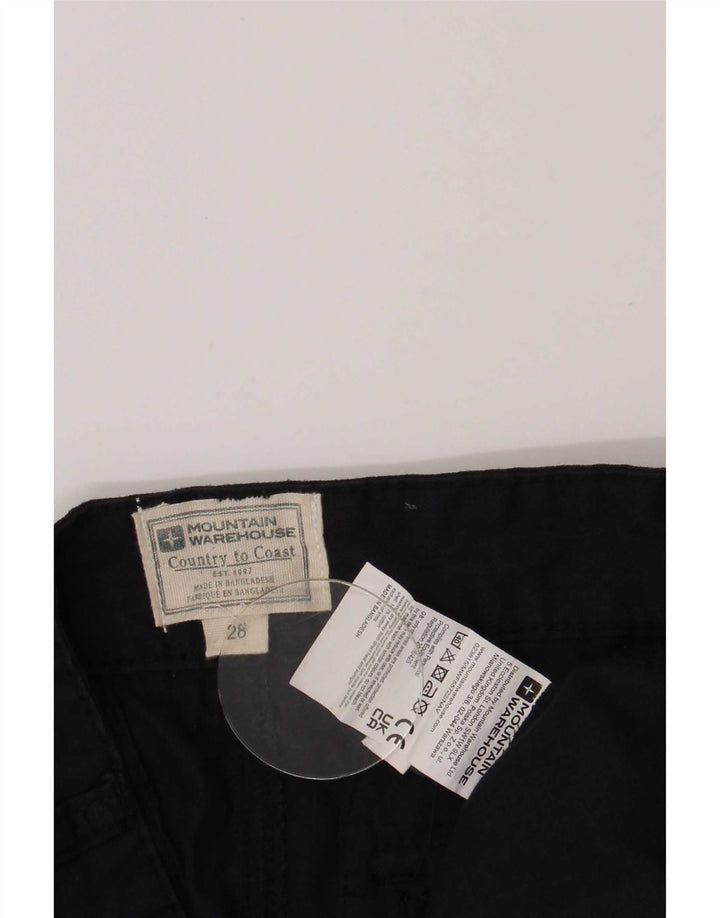 Mountain Warehouse Mens Cargo Shorts W28 Small Navy Blue Cotton