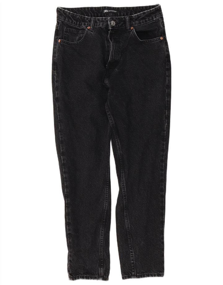 Zara Womens Tapered Jeans EU 40 Medium W30 L27 Black