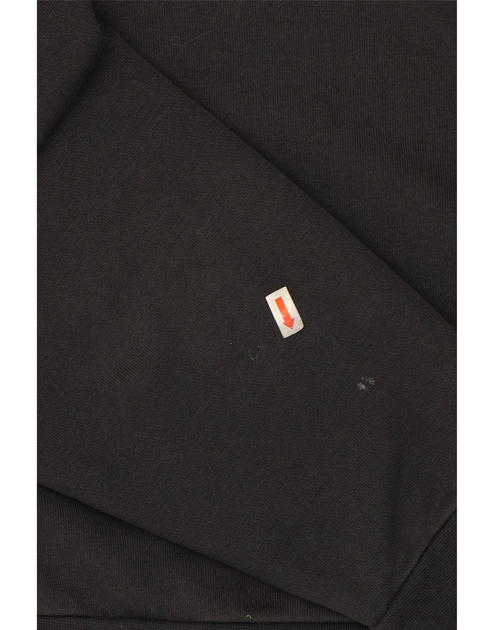 NIKE Womens Dri Fit Crop Sweatshirt Jumper UK 10 Small Black Polyester Vintage Nike and Second-Hand Nike from Messina Hembry 