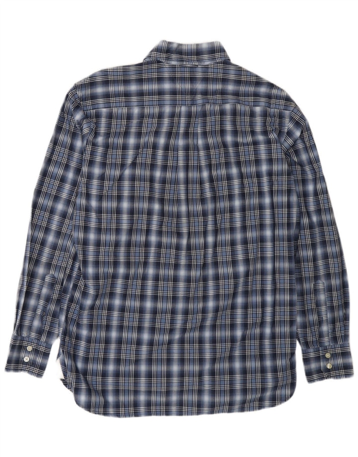 TOMMY HILFIGER Mens Shirt Medium Blue Check