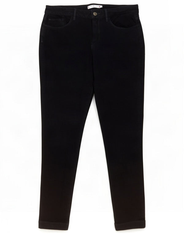 Tommy Hilfiger Womens Casual Trousers W28 L25 Navy Blue Cotton