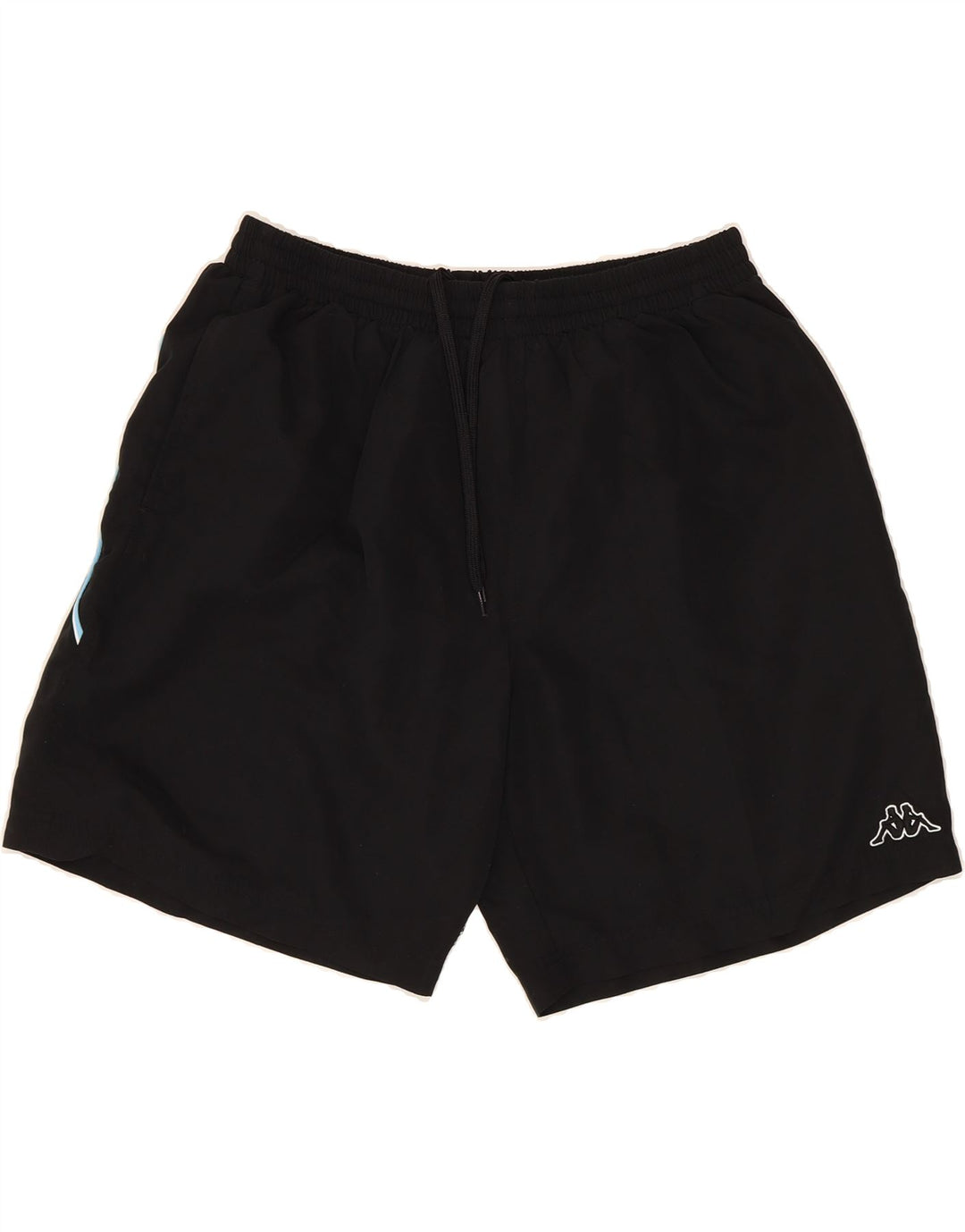 KAPPA Boys Sport Shorts 15-16 Years 2XL  Black Polyester Vintage Kappa and Second-Hand Kappa from Messina Hembry 