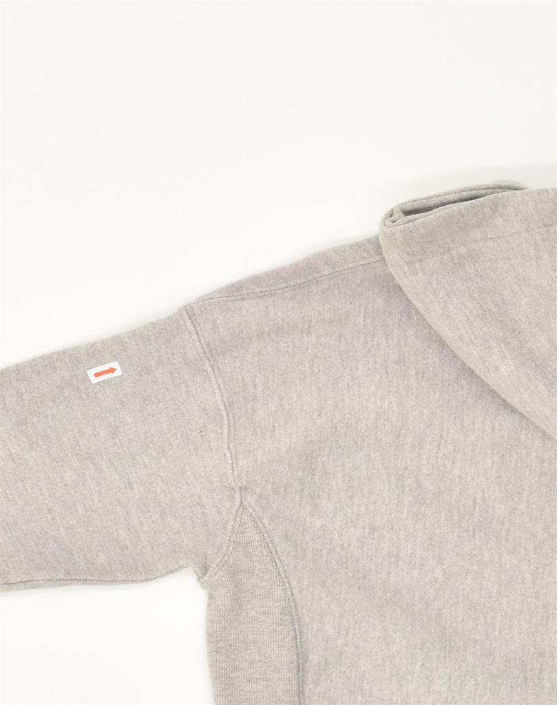 CHAMPION Womens Graphic Hoodie Jumper UK 10 Small Grey Cotton | Vintage Champion | Thrift | Second-Hand Champion | Used Clothing | Messina Hembry 