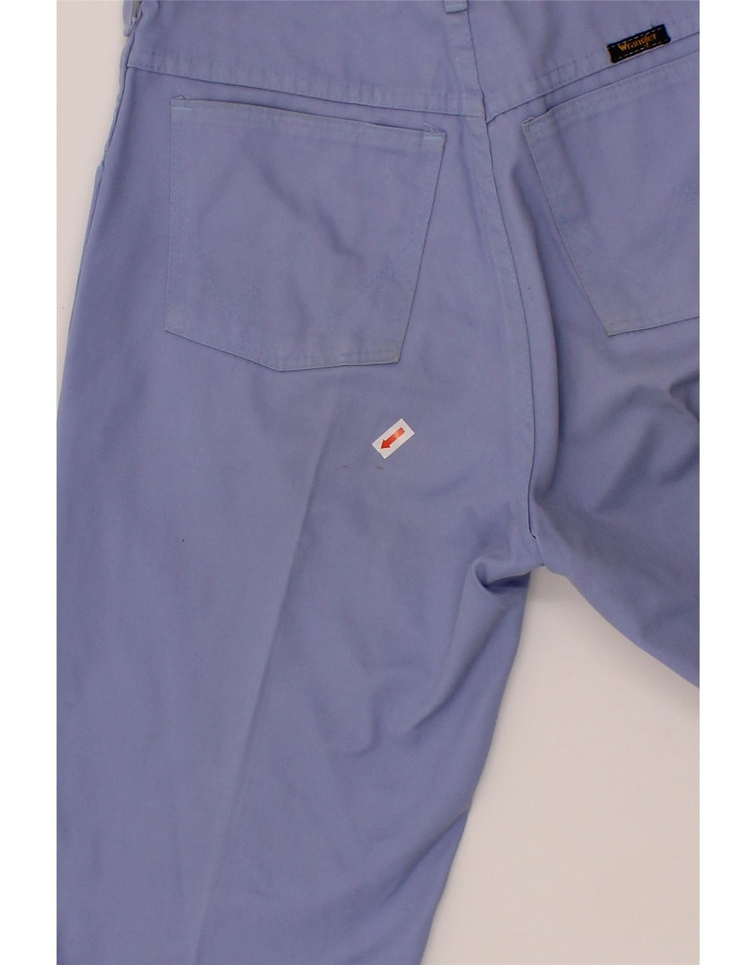 WRANGLER Womens Straight Casual Trousers  W29 L31 Blue Vintage Wrangler and Second-Hand Wrangler from Messina Hembry 