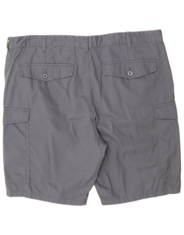 Mountain Warehouse Mens Cargo Shorts W40 XL Blue Cotton