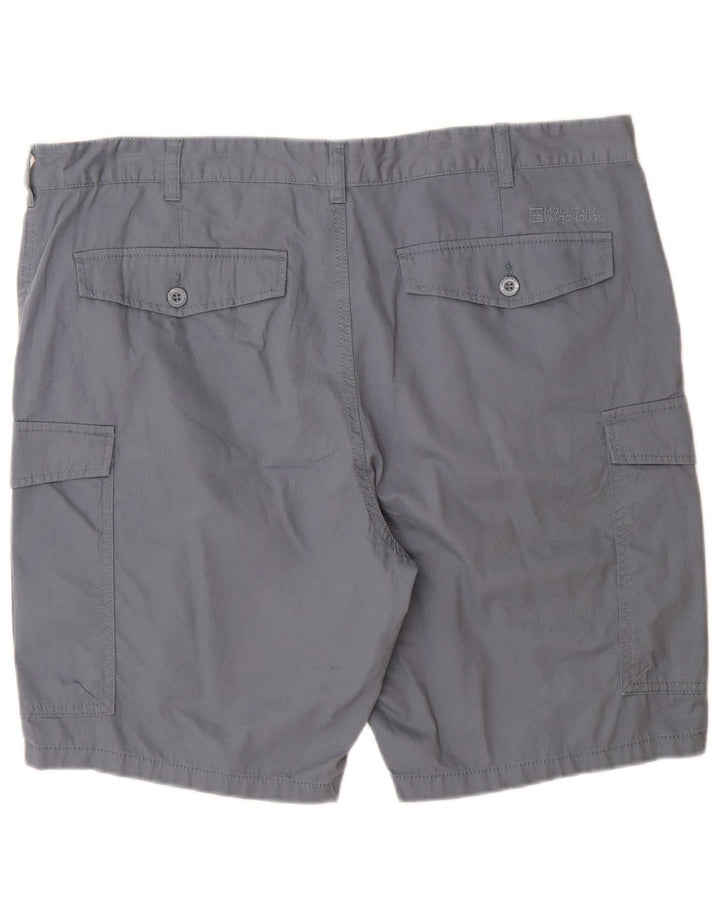 Mountain Warehouse Mens Cargo Shorts W40 XL Blue Cotton