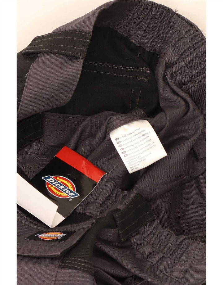 Dickies Mens Cargo Shorts W32 Medium Grey Colourblock Cotton