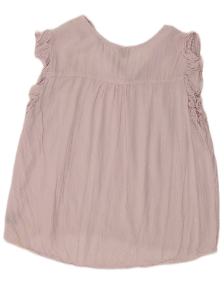 Lee Womens Blouse Top UK 18 XL Pink Viscose