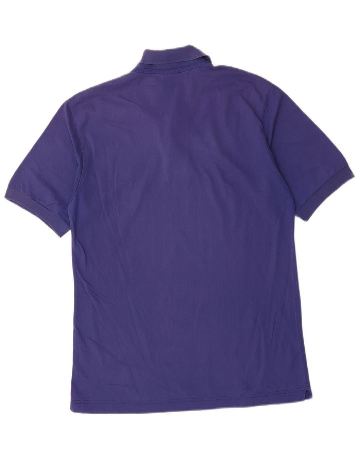 Diadora Mens Polo Shirt Medium Purple Cotton