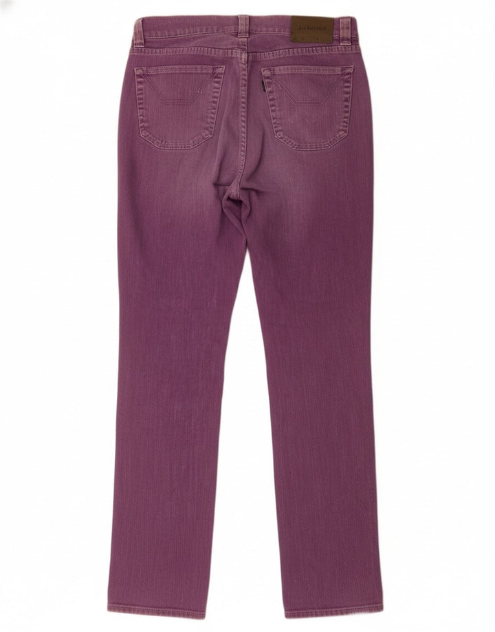 JECKERSON Mens Slim Jeans W30 L32 Purple Cotton