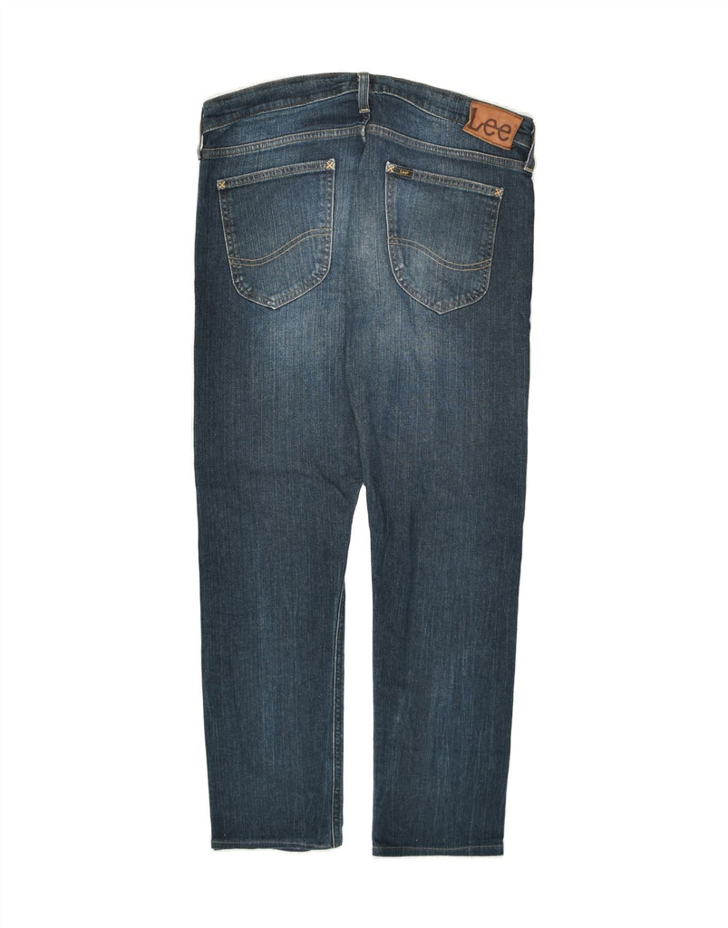 LEE Mens Luke Slim Jeans W34 L28 Blue Cotton | Vintage Lee | Thrift | Second-Hand Lee | Used Clothing | Messina Hembry 