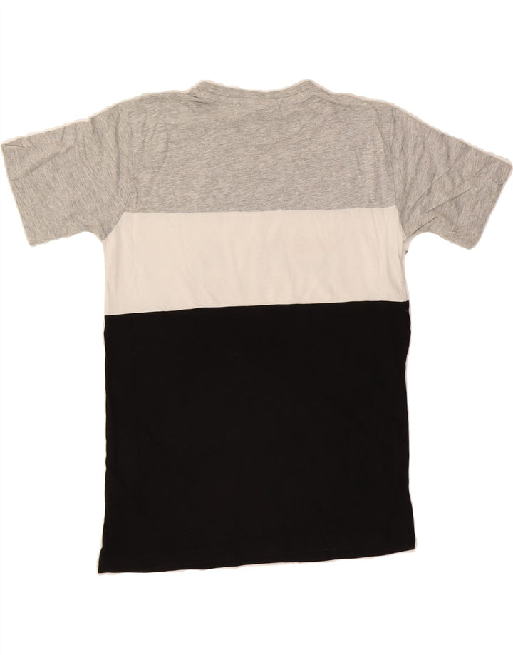 FILA Boys Graphic T-Shirt Top 11-12 Years Grey Colourblock Vintage Fila and Second-Hand Fila from Messina Hembry 