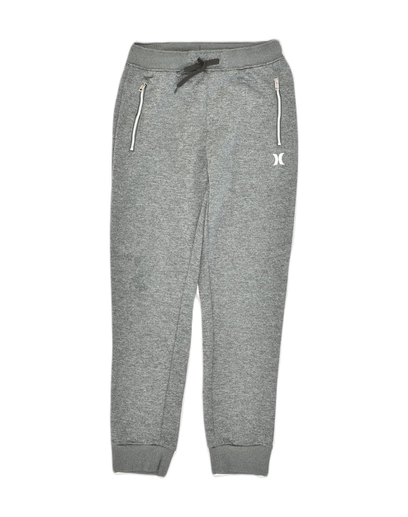 HURLEY Boys Tracksuit Trousers Joggers 7-8 Years Large Grey Polyester | Vintage Hurley | Thrift | Second-Hand Hurley | Used Clothing | Messina Hembry 