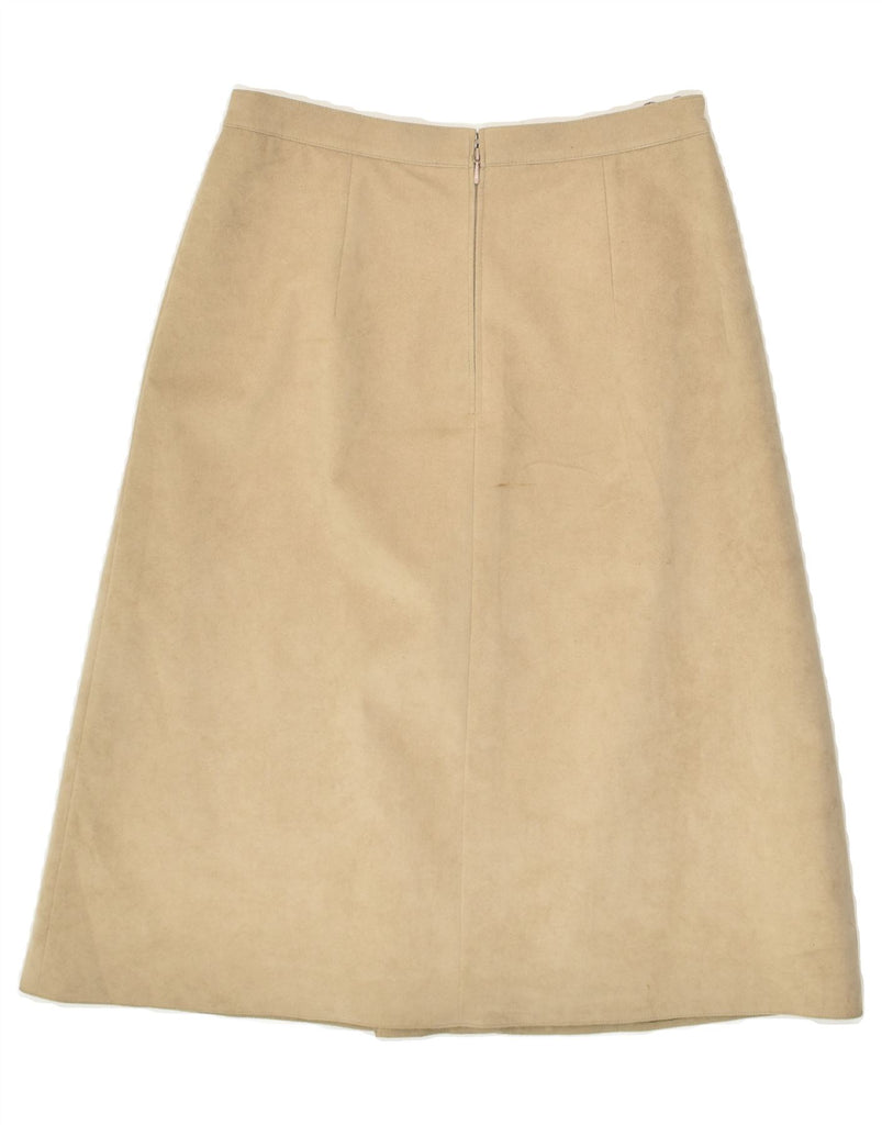 DELBA ALCANTARA Womens 2 Piece Skirt Set UK 14 Large W28  Beige Polyester Vintage Delba Alcantara and Second-Hand Delba Alcantara from Messina Hembry 