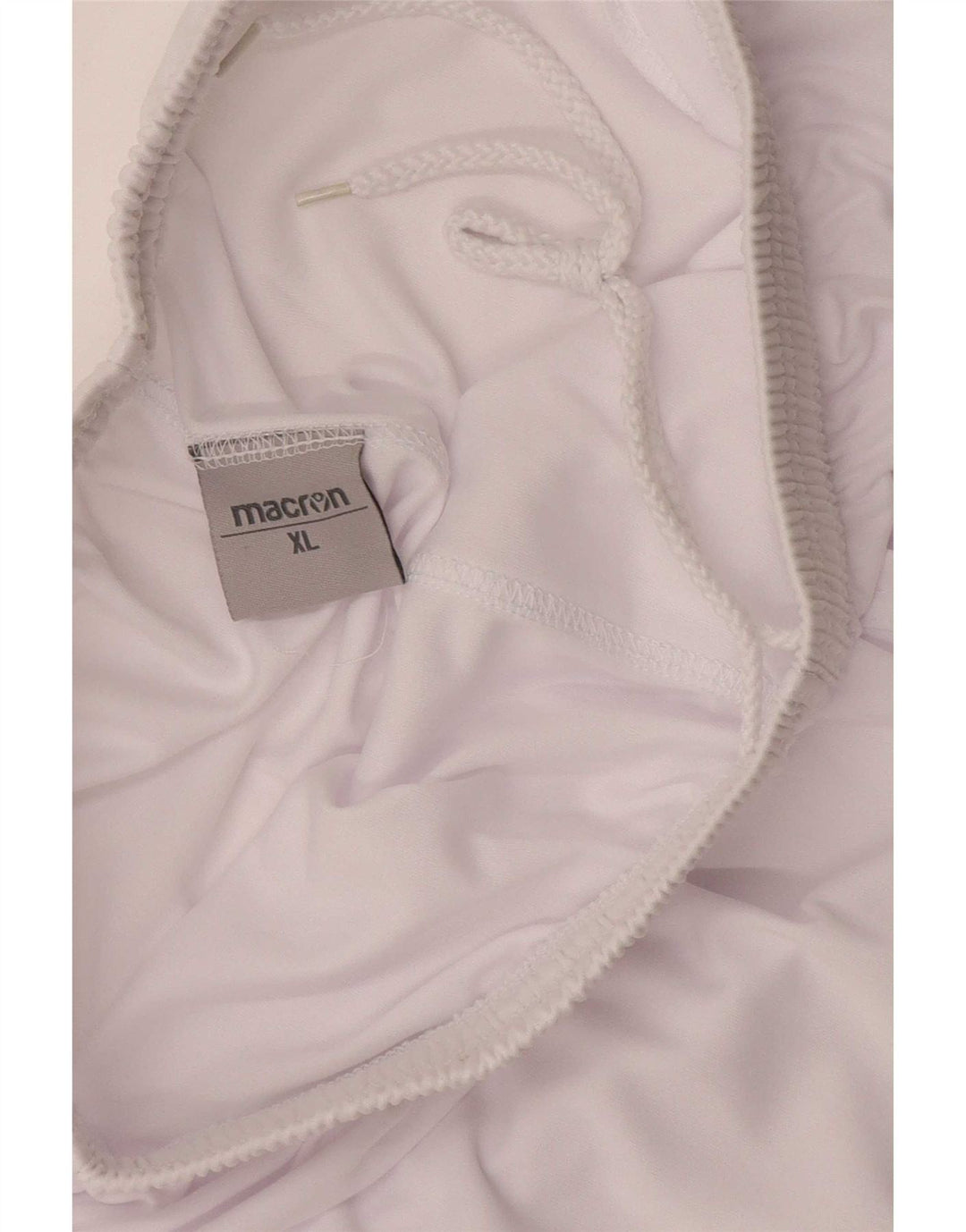 Macron Mens Graphic Sport Shorts XL White